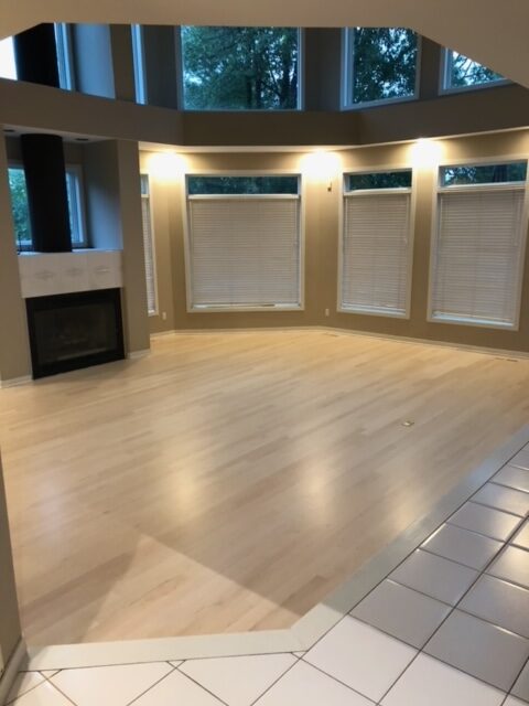 Pre-finished Hardwood Flooring Installation